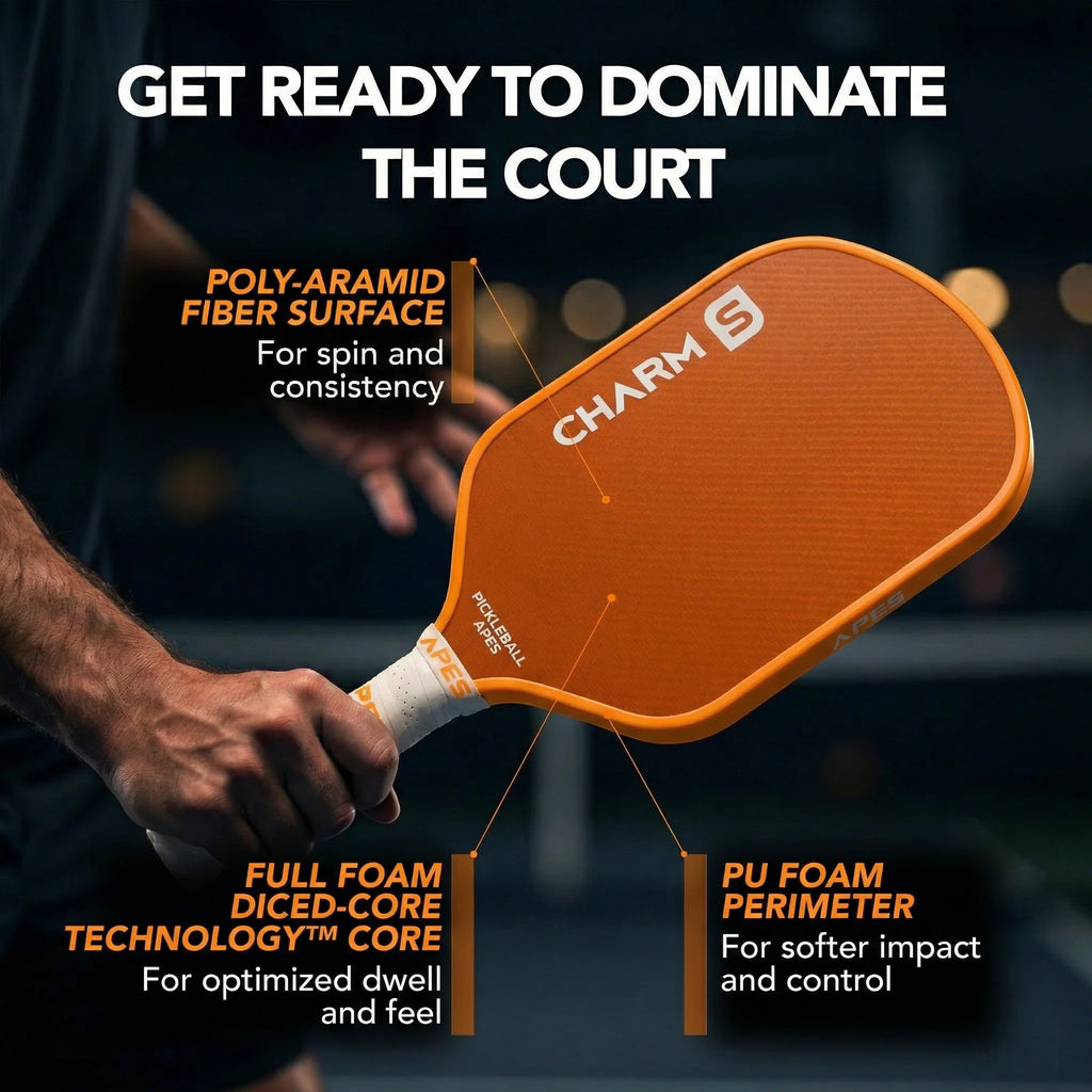 APES  Charm S Pickleball Paddle 16mm