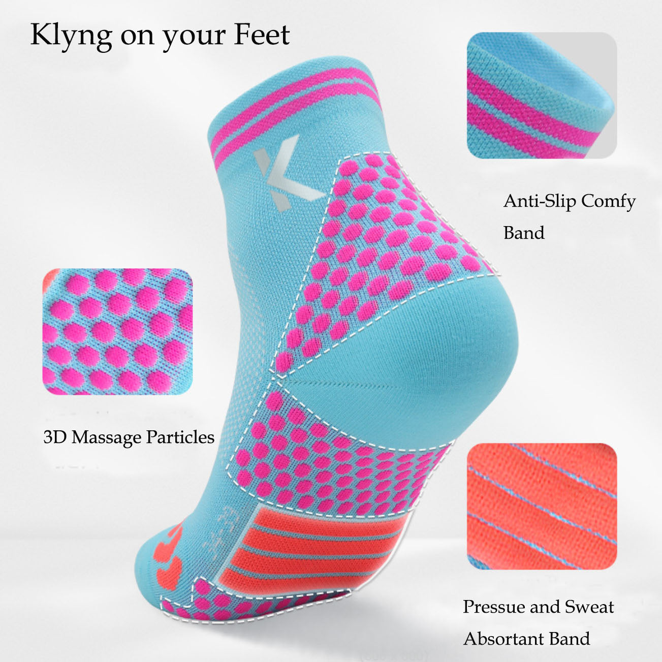 KLYNG Unisex Compression Socks