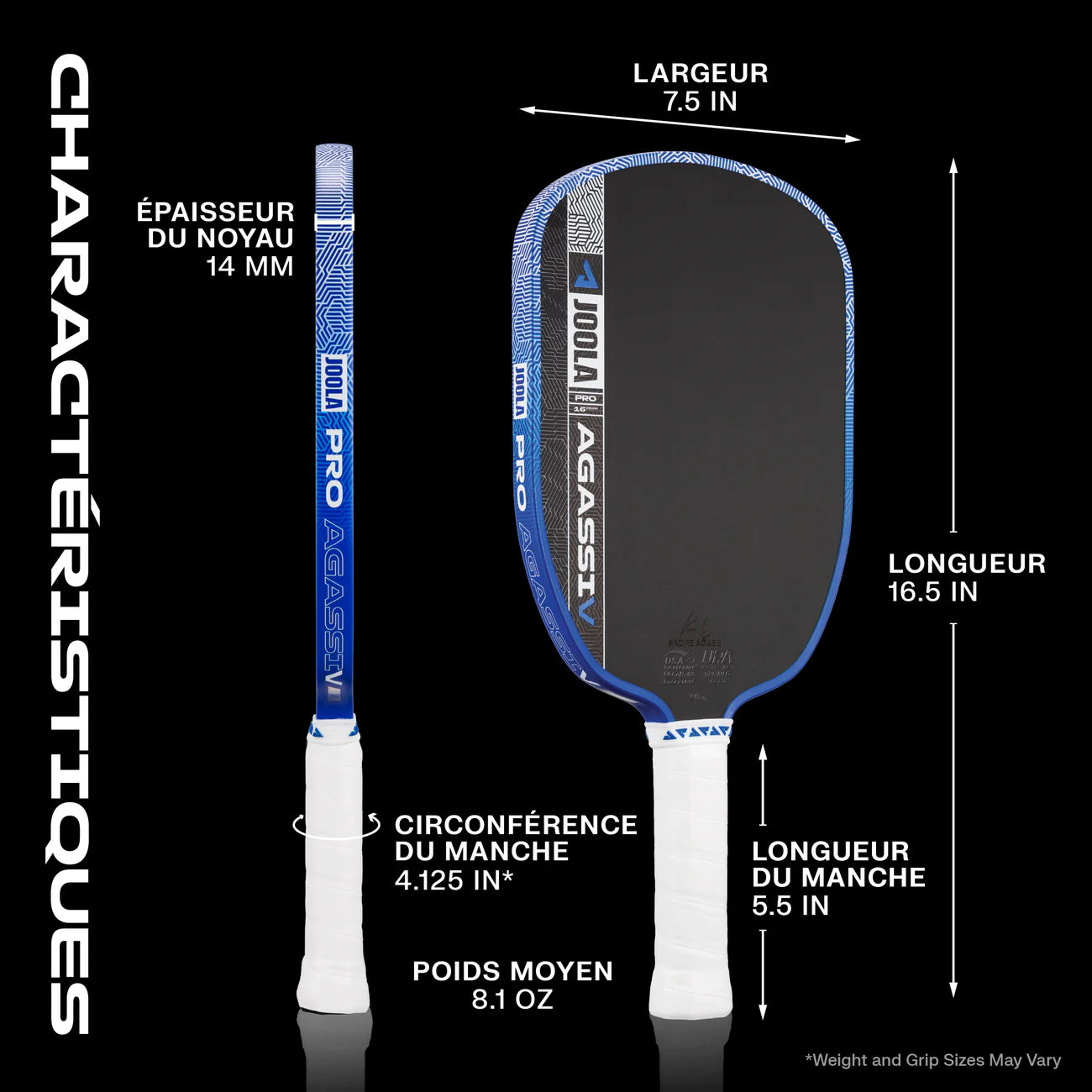 JOOLA - Agassi Pro V 16MM